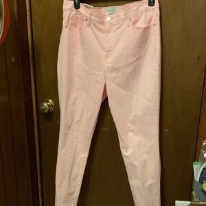 Crown & Ivy Light Pink Skinny Jeans